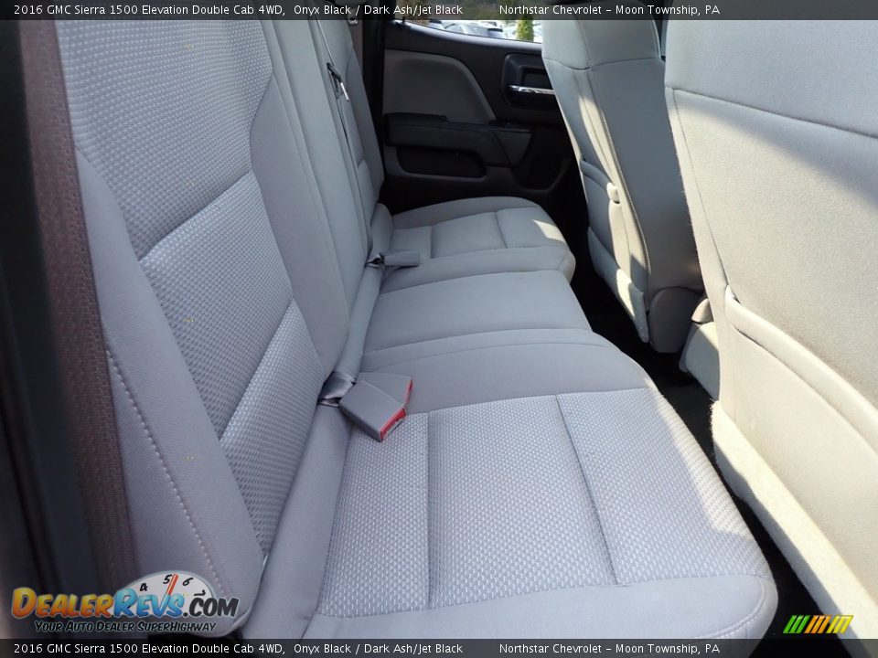 Rear Seat of 2016 GMC Sierra 1500 Elevation Double Cab 4WD Photo #17