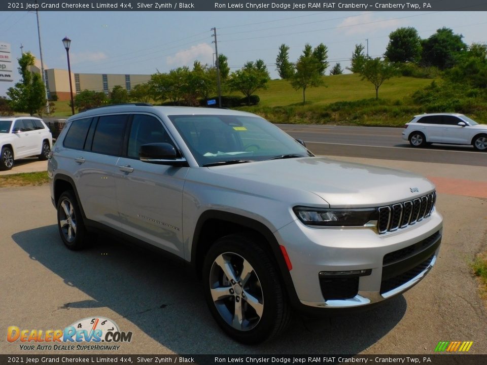 2021 Jeep Grand Cherokee L Limited 4x4 Silver Zynith / Black Photo #3