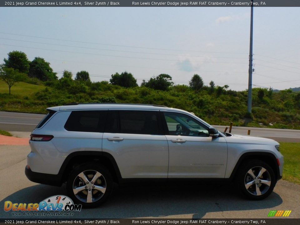 2021 Jeep Grand Cherokee L Limited 4x4 Silver Zynith / Black Photo #4