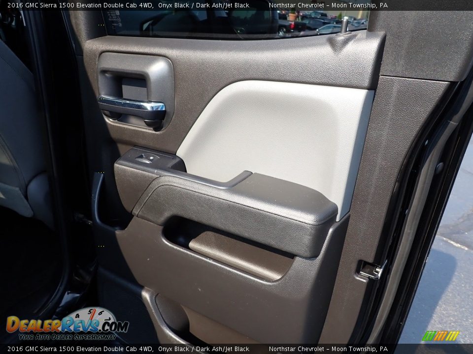 2016 GMC Sierra 1500 Elevation Double Cab 4WD Onyx Black / Dark Ash/Jet Black Photo #18
