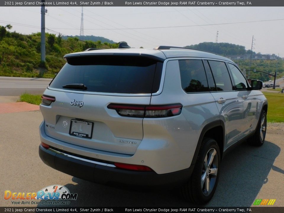 2021 Jeep Grand Cherokee L Limited 4x4 Silver Zynith / Black Photo #5