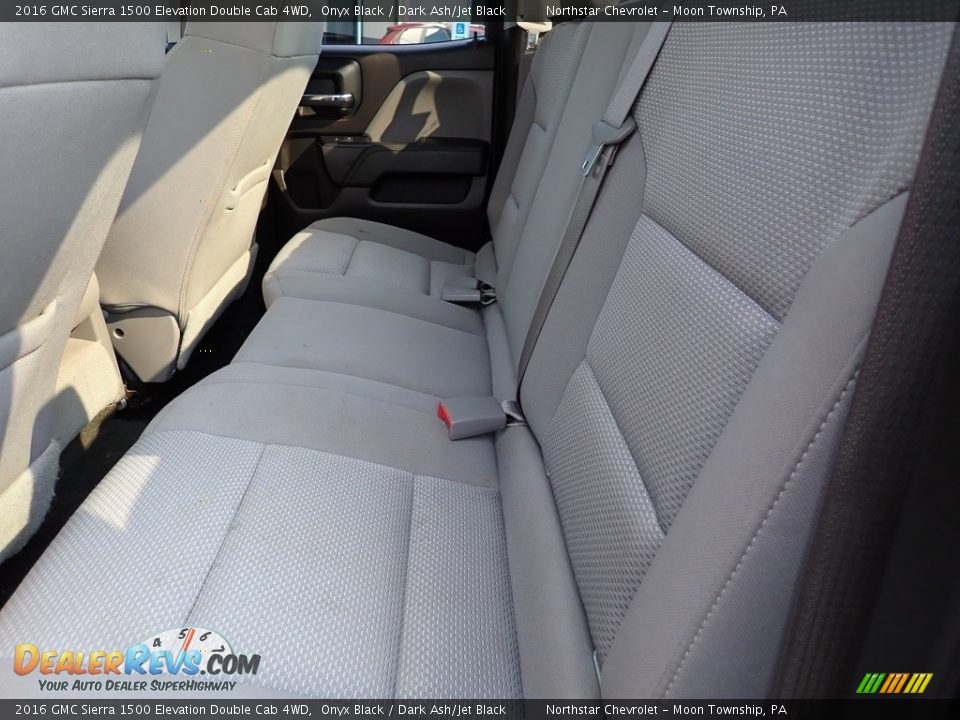 Rear Seat of 2016 GMC Sierra 1500 Elevation Double Cab 4WD Photo #20