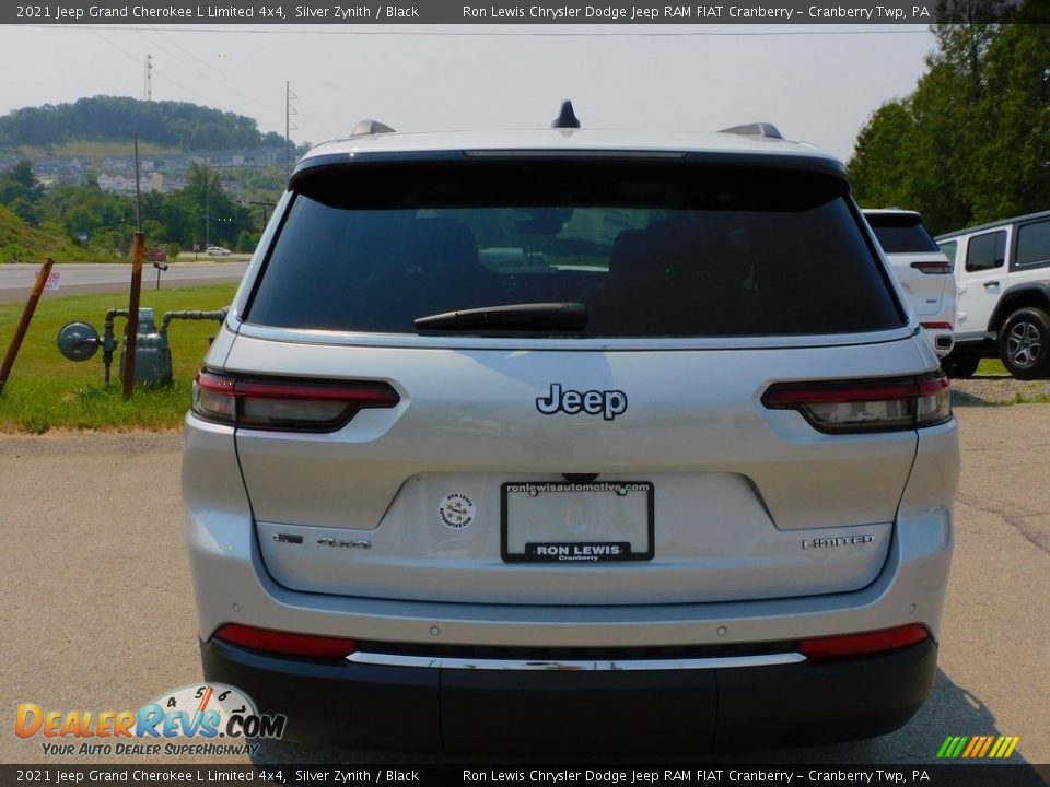 2021 Jeep Grand Cherokee L Limited 4x4 Silver Zynith / Black Photo #6