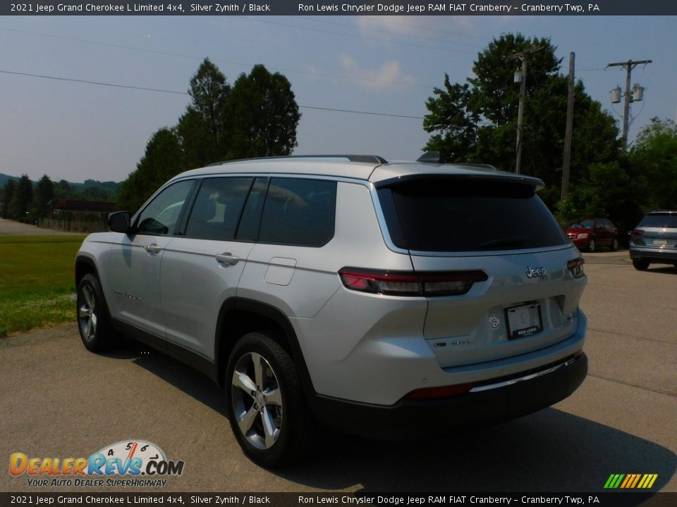 2021 Jeep Grand Cherokee L Limited 4x4 Silver Zynith / Black Photo #8