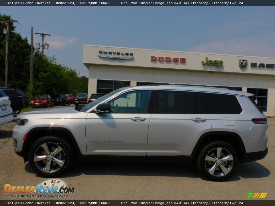 2021 Jeep Grand Cherokee L Limited 4x4 Silver Zynith / Black Photo #9