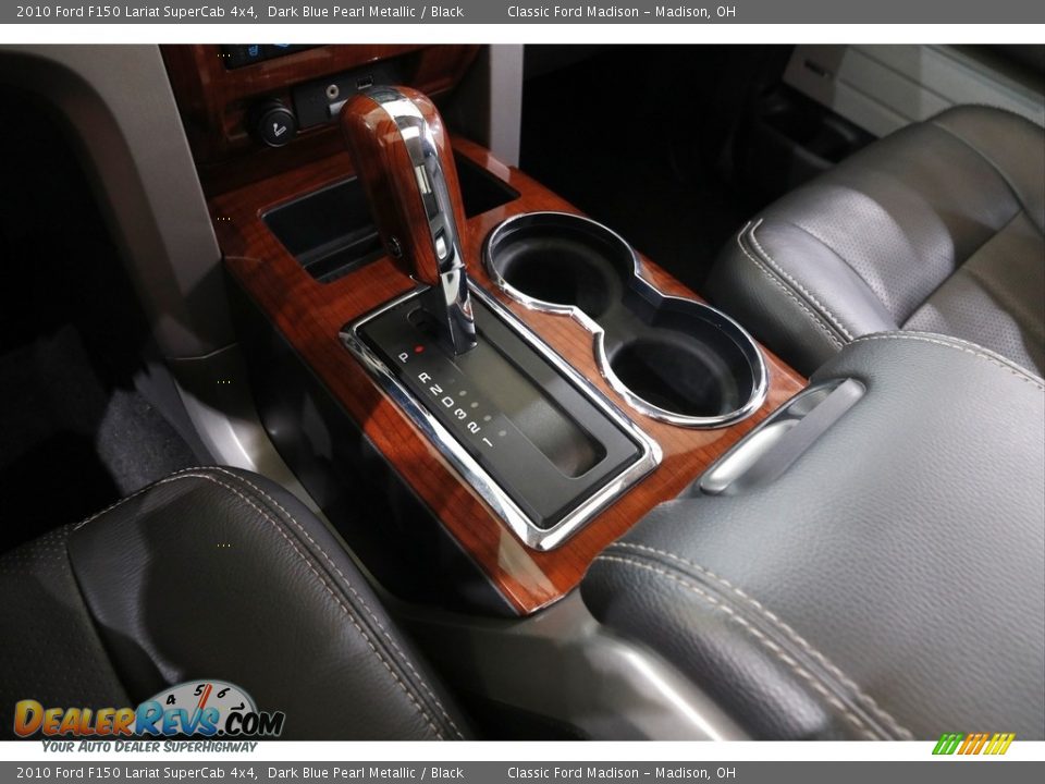 2010 Ford F150 Lariat SuperCab 4x4 Dark Blue Pearl Metallic / Black Photo #17