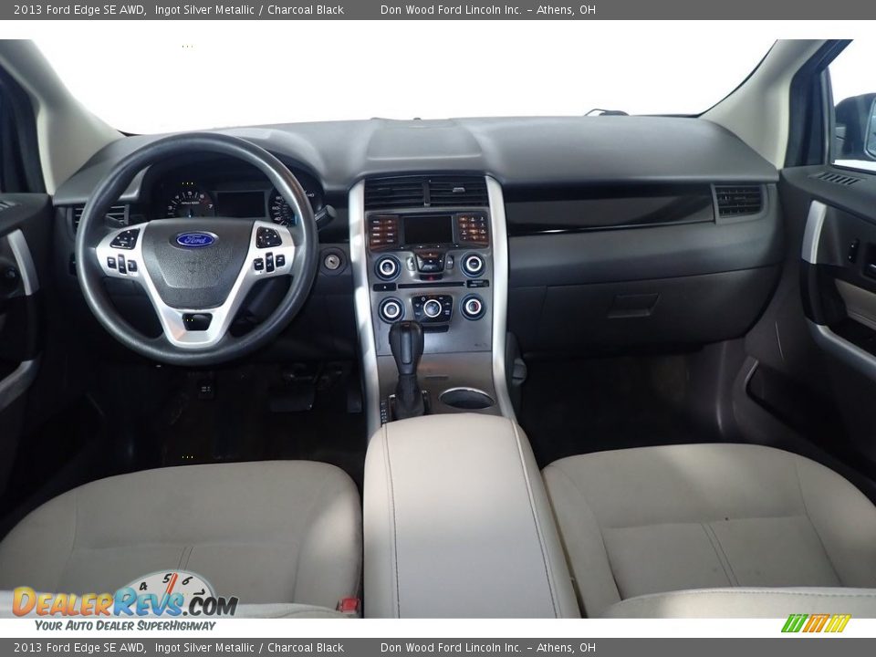 2013 Ford Edge SE AWD Ingot Silver Metallic / Charcoal Black Photo #24