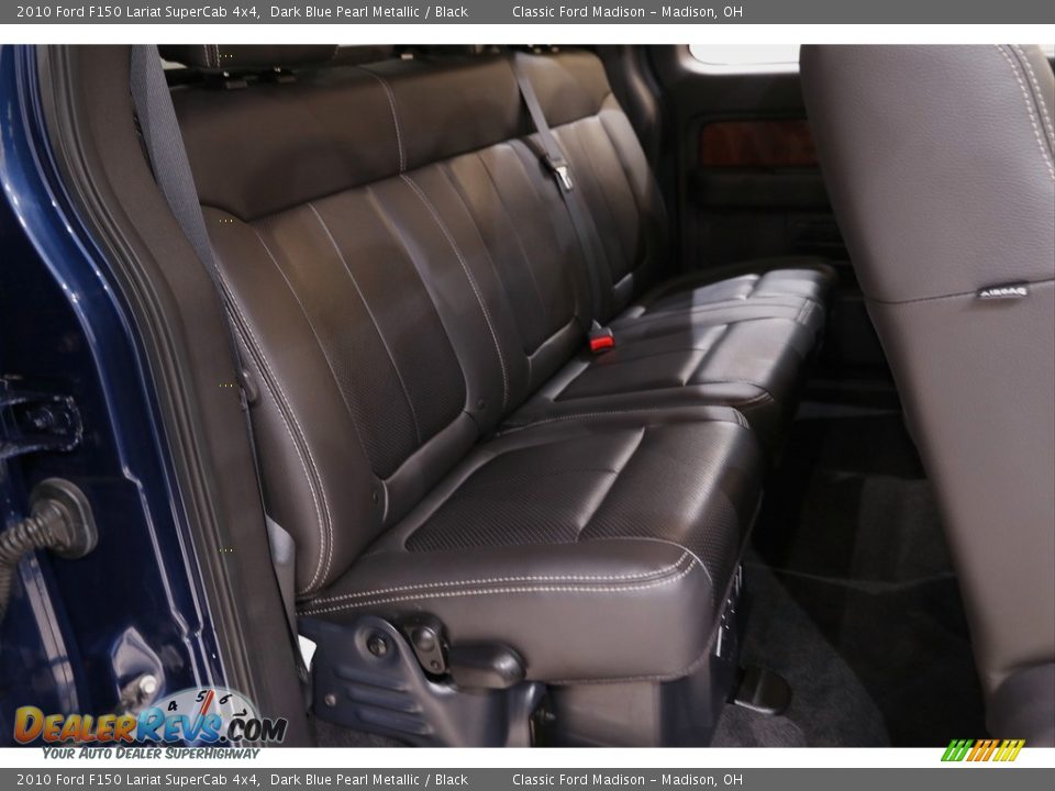 2010 Ford F150 Lariat SuperCab 4x4 Dark Blue Pearl Metallic / Black Photo #19