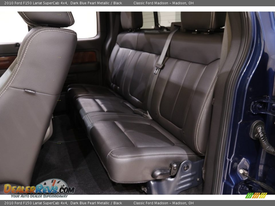 2010 Ford F150 Lariat SuperCab 4x4 Dark Blue Pearl Metallic / Black Photo #20