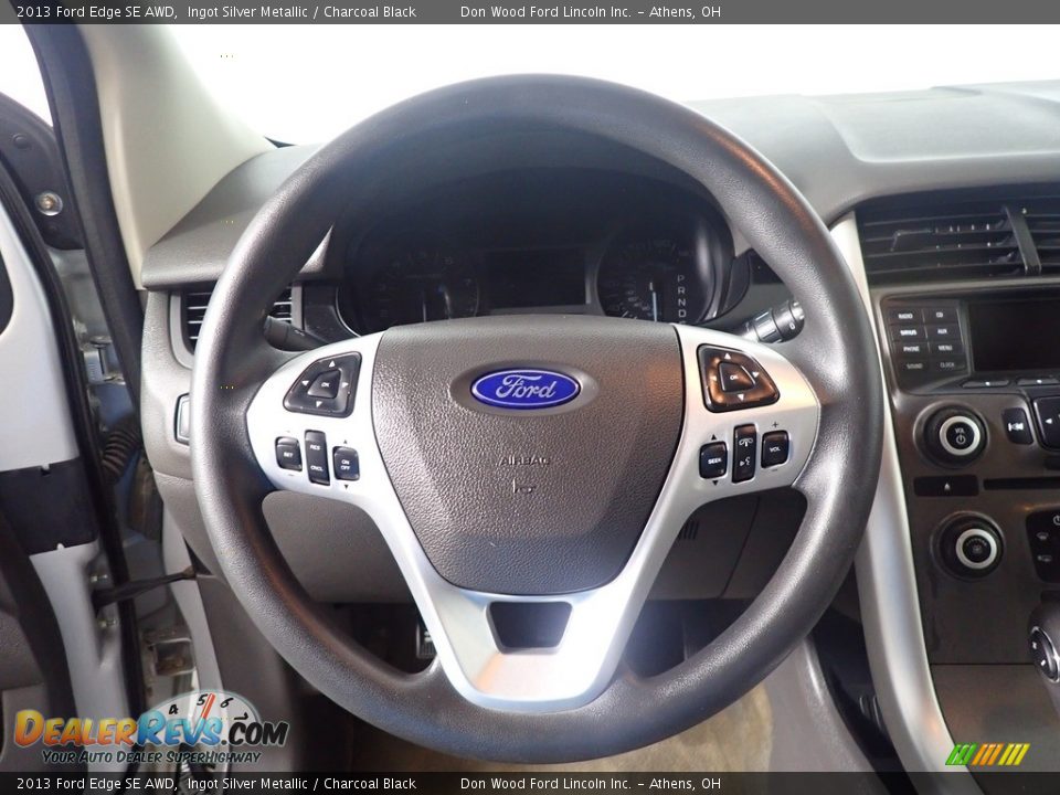 2013 Ford Edge SE AWD Ingot Silver Metallic / Charcoal Black Photo #26