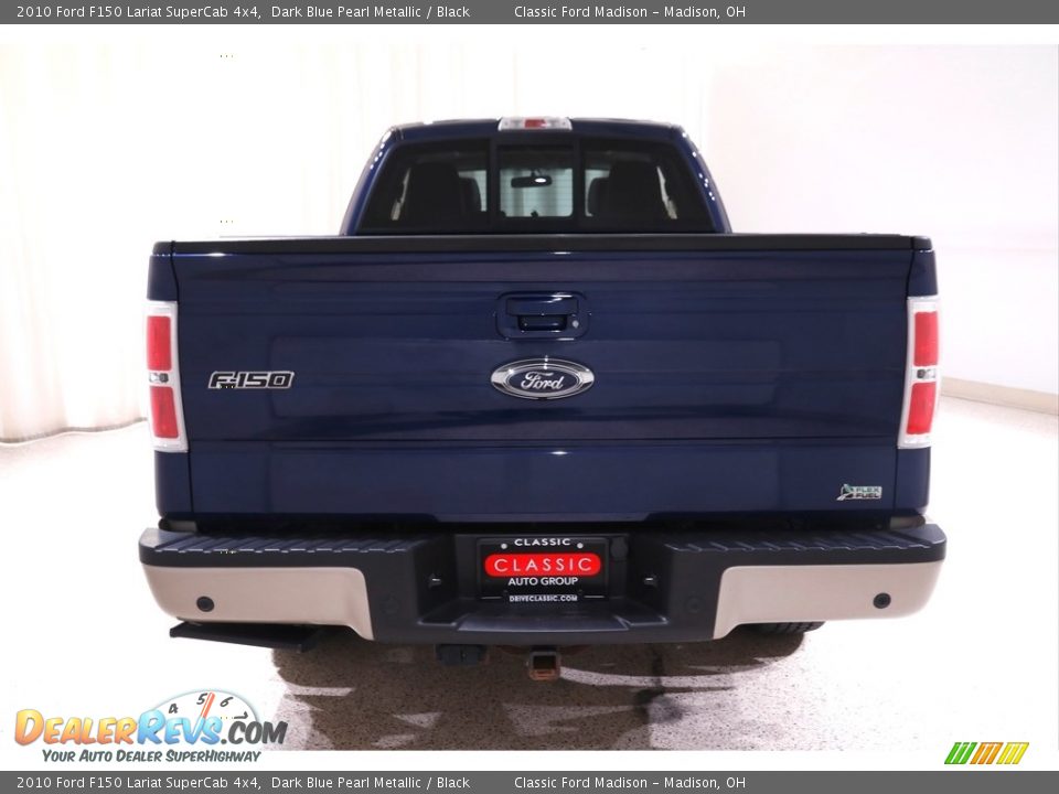 2010 Ford F150 Lariat SuperCab 4x4 Dark Blue Pearl Metallic / Black Photo #21