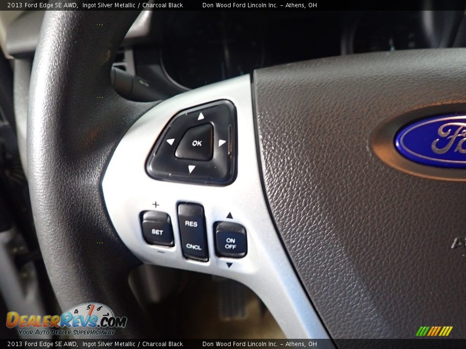 2013 Ford Edge SE AWD Ingot Silver Metallic / Charcoal Black Photo #28