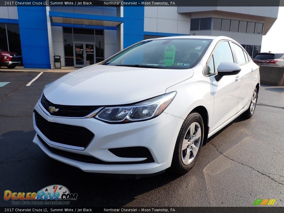 2017 Chevrolet Cruze LS Summit White / Jet Black Photo #2