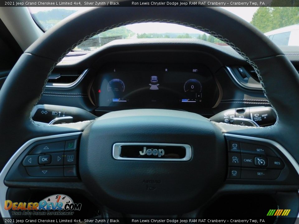 2021 Jeep Grand Cherokee L Limited 4x4 Silver Zynith / Black Photo #20
