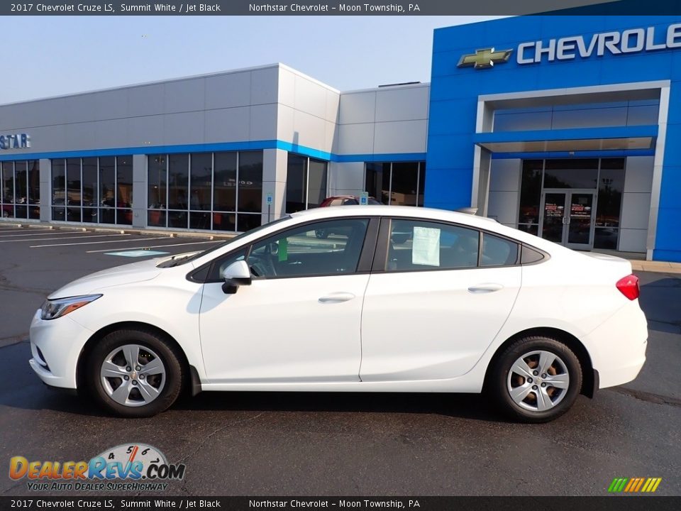 2017 Chevrolet Cruze LS Summit White / Jet Black Photo #3