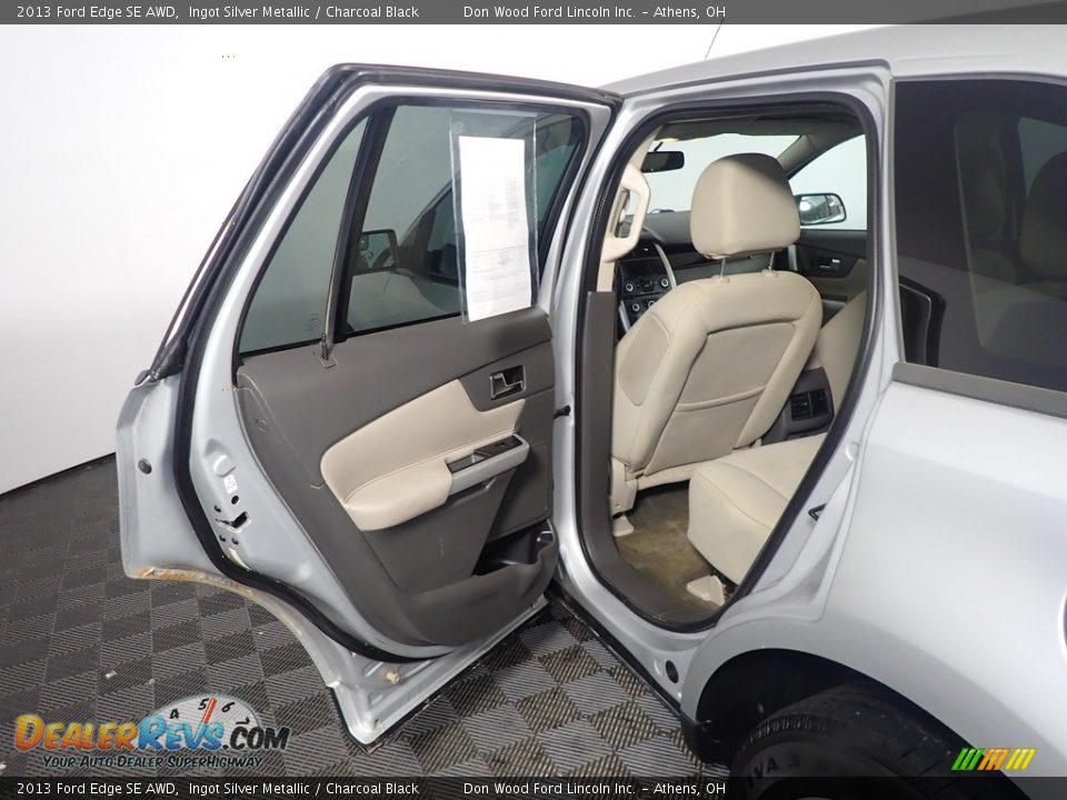 2013 Ford Edge SE AWD Ingot Silver Metallic / Charcoal Black Photo #33