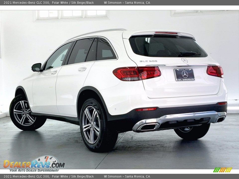 2021 Mercedes-Benz GLC 300 Polar White / Silk Beige/Black Photo #2