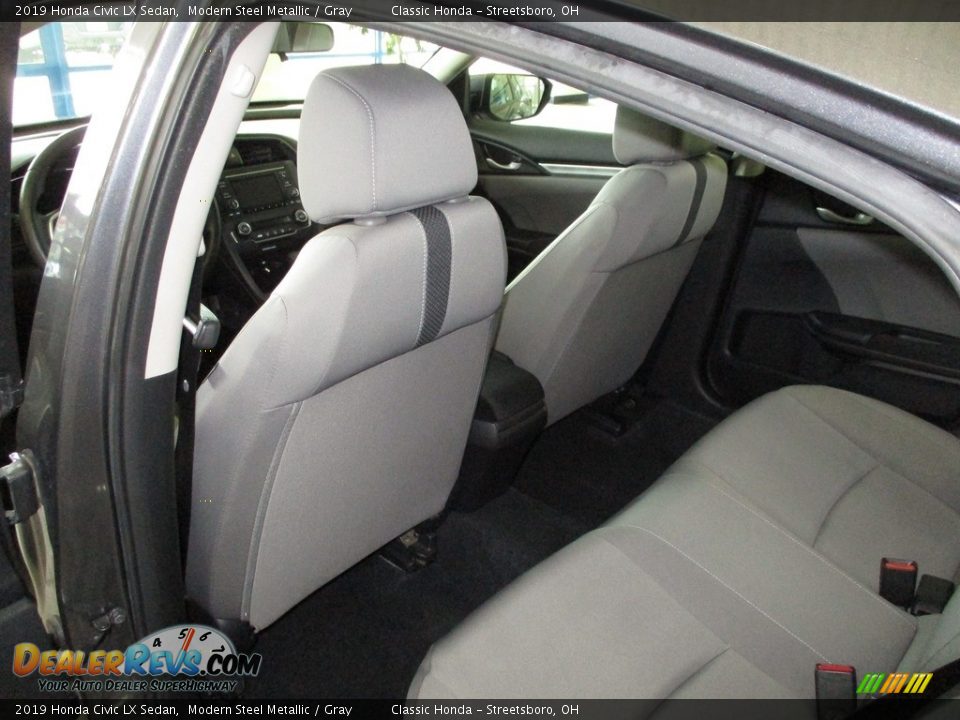 2019 Honda Civic LX Sedan Modern Steel Metallic / Gray Photo #23