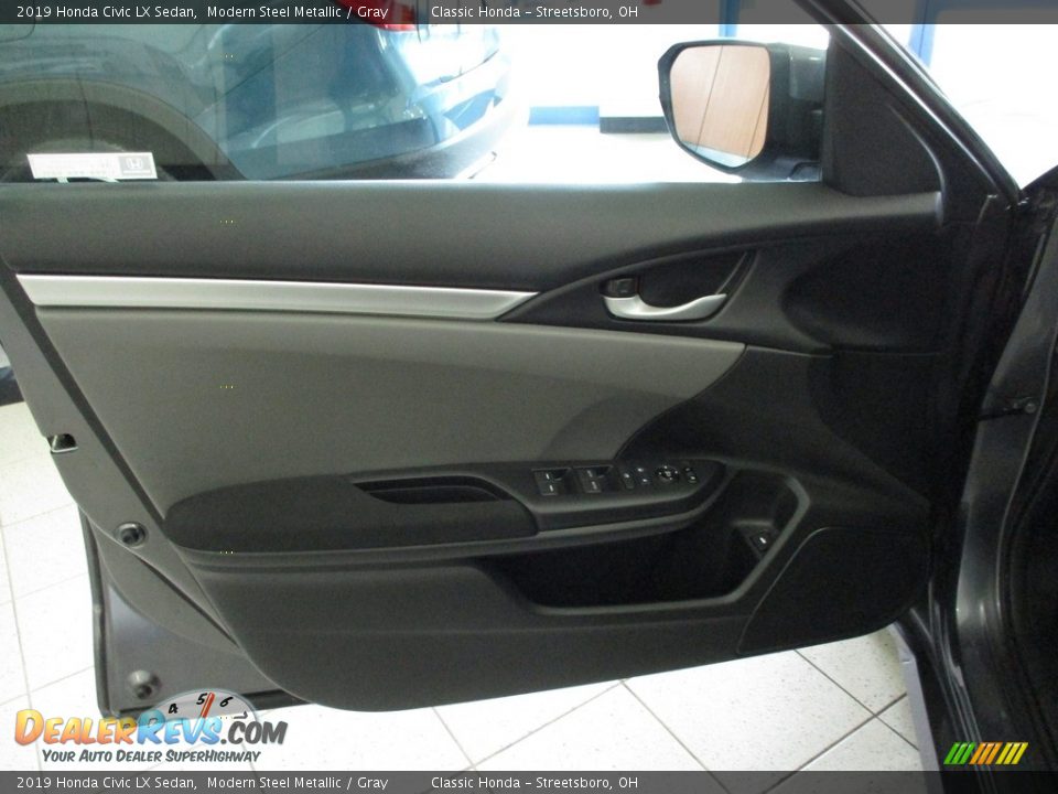 2019 Honda Civic LX Sedan Modern Steel Metallic / Gray Photo #25