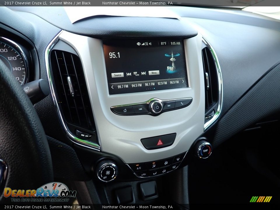 2017 Chevrolet Cruze LS Summit White / Jet Black Photo #27