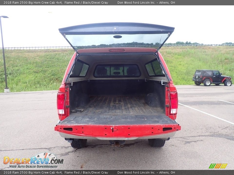 2018 Ram 2500 Big Horn Crew Cab 4x4 Flame Red / Black/Diesel Gray Photo #16