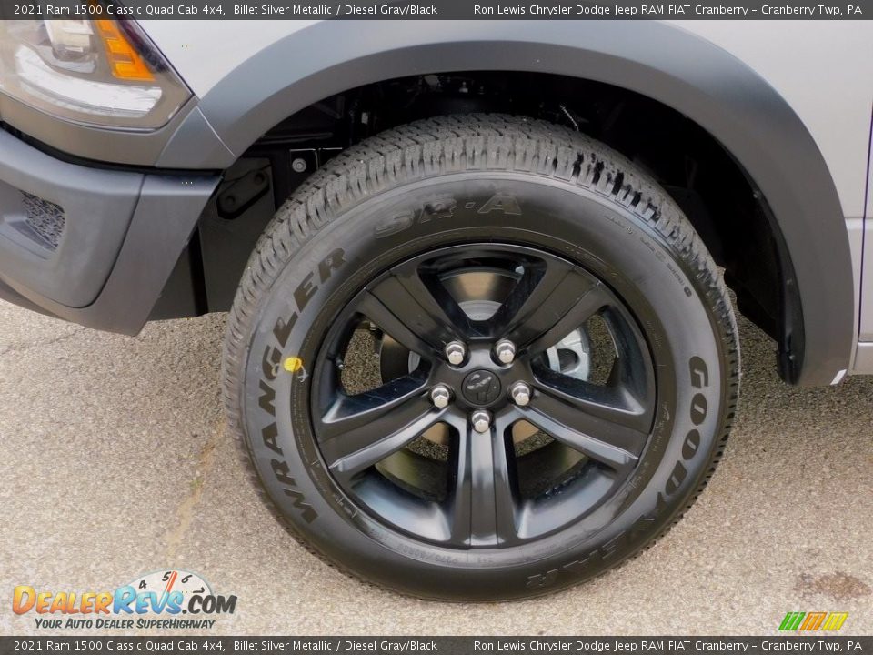 2021 Ram 1500 Classic Quad Cab 4x4 Billet Silver Metallic / Diesel Gray/Black Photo #10