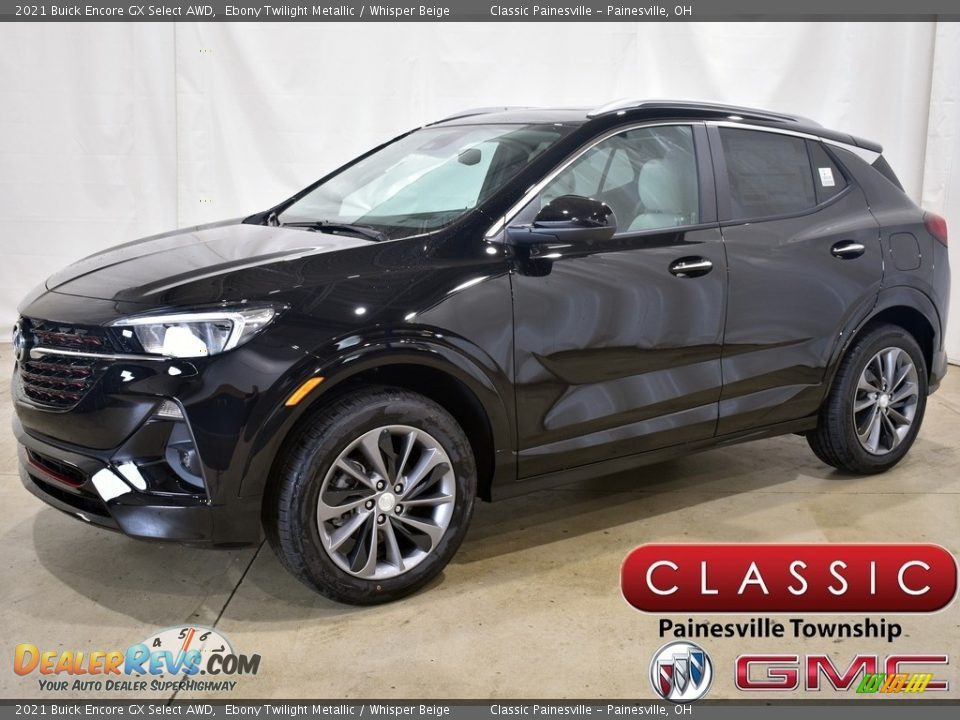 2021 Buick Encore GX Select AWD Ebony Twilight Metallic / Whisper Beige Photo #1