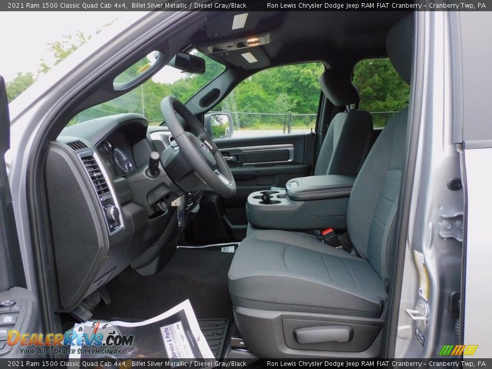 2021 Ram 1500 Classic Quad Cab 4x4 Billet Silver Metallic / Diesel Gray/Black Photo #11