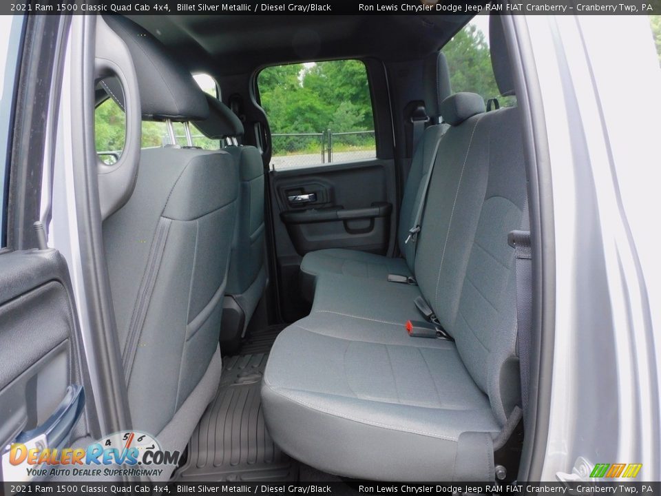 2021 Ram 1500 Classic Quad Cab 4x4 Billet Silver Metallic / Diesel Gray/Black Photo #12