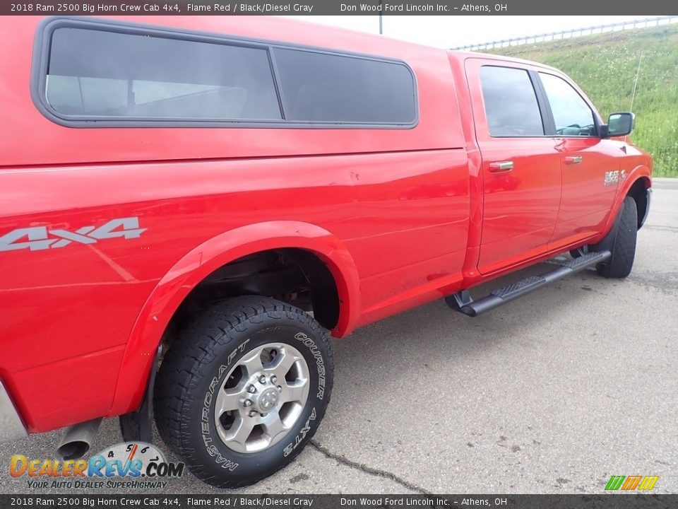 2018 Ram 2500 Big Horn Crew Cab 4x4 Flame Red / Black/Diesel Gray Photo #20