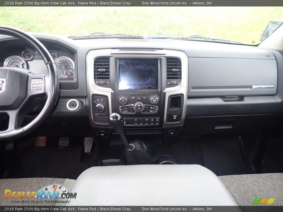 2018 Ram 2500 Big Horn Crew Cab 4x4 Flame Red / Black/Diesel Gray Photo #26