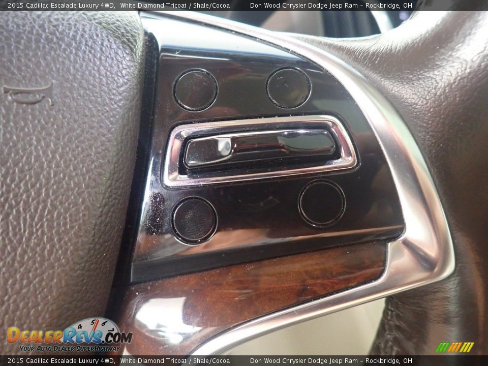 2015 Cadillac Escalade Luxury 4WD White Diamond Tricoat / Shale/Cocoa Photo #33
