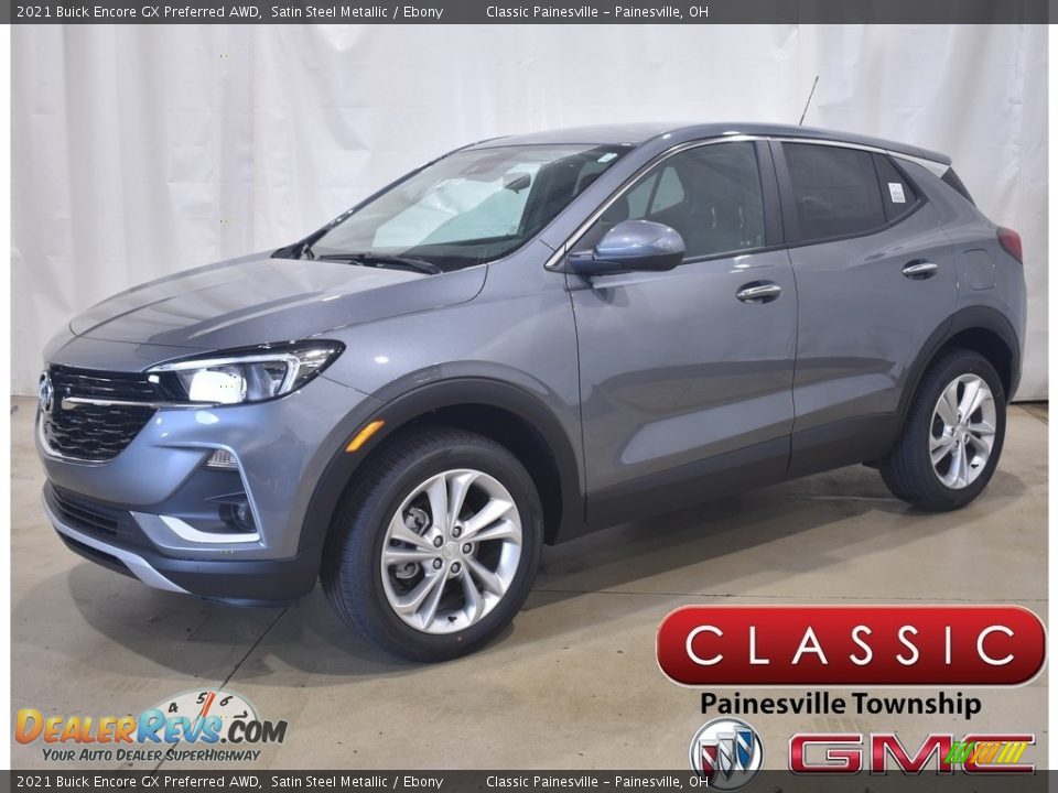 2021 Buick Encore GX Preferred AWD Satin Steel Metallic / Ebony Photo #1