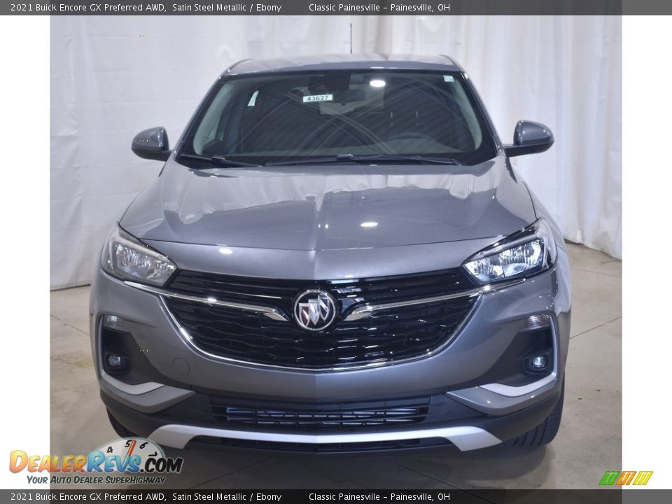 2021 Buick Encore GX Preferred AWD Satin Steel Metallic / Ebony Photo #4