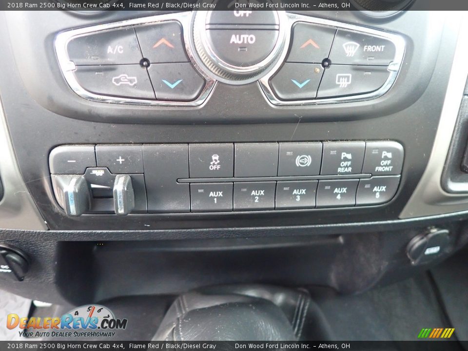 2018 Ram 2500 Big Horn Crew Cab 4x4 Flame Red / Black/Diesel Gray Photo #34