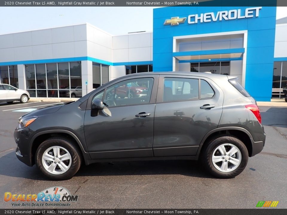 2020 Chevrolet Trax LS AWD Nightfall Gray Metallic / Jet Black Photo #3