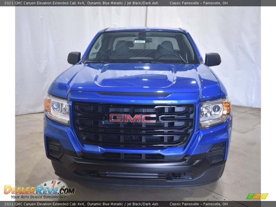 2021 GMC Canyon Elevation Extended Cab 4x4 Dynamic Blue Metallic / Jet Black/Dark Ash Photo #4