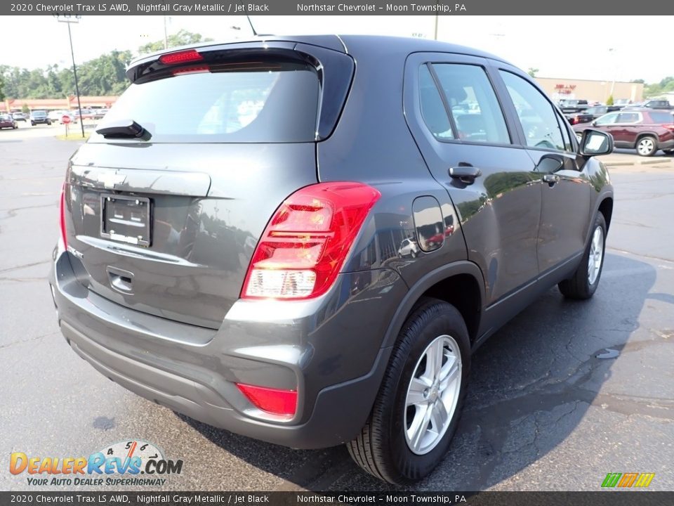 2020 Chevrolet Trax LS AWD Nightfall Gray Metallic / Jet Black Photo #8