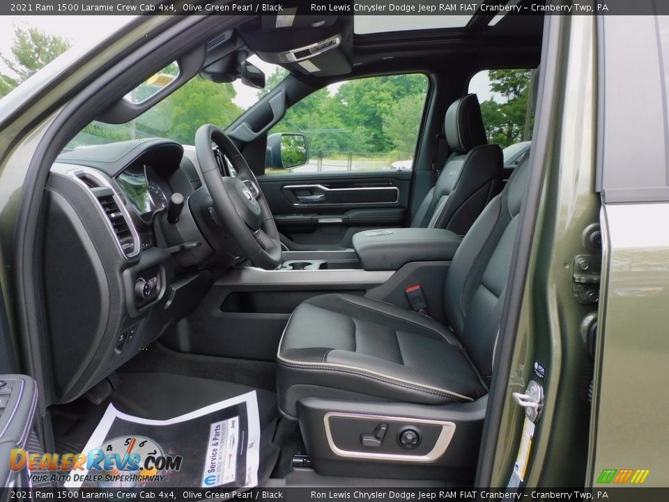 Front Seat of 2021 Ram 1500 Laramie Crew Cab 4x4 Photo #11