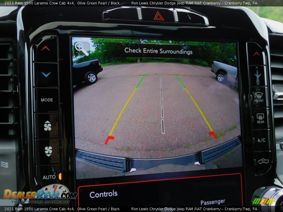 2021 Ram 1500 Laramie Crew Cab 4x4 Olive Green Pearl / Black Photo #18
