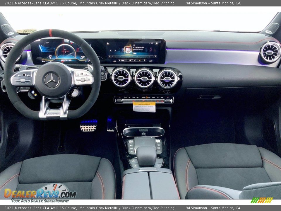 Dashboard of 2021 Mercedes-Benz CLA AMG 35 Coupe Photo #6