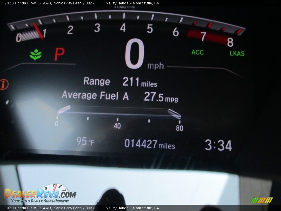 2020 Honda CR-V EX AWD Sonic Gray Pearl / Black Photo #20