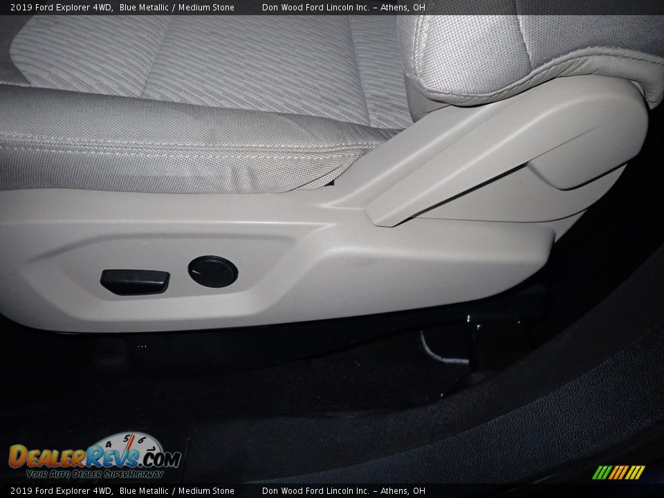 2019 Ford Explorer 4WD Blue Metallic / Medium Stone Photo #23