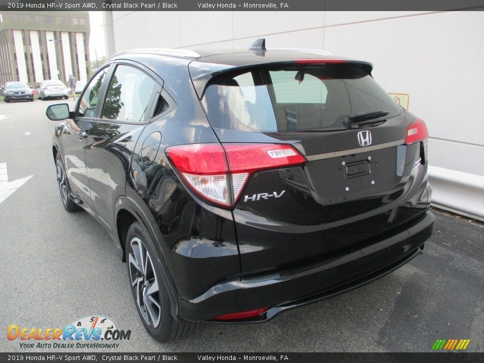 2019 Honda HR-V Sport AWD Crystal Black Pearl / Black Photo #3