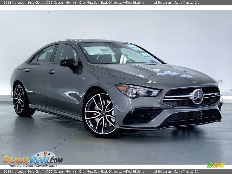 Front 3/4 View of 2021 Mercedes-Benz CLA AMG 35 Coupe Photo #12