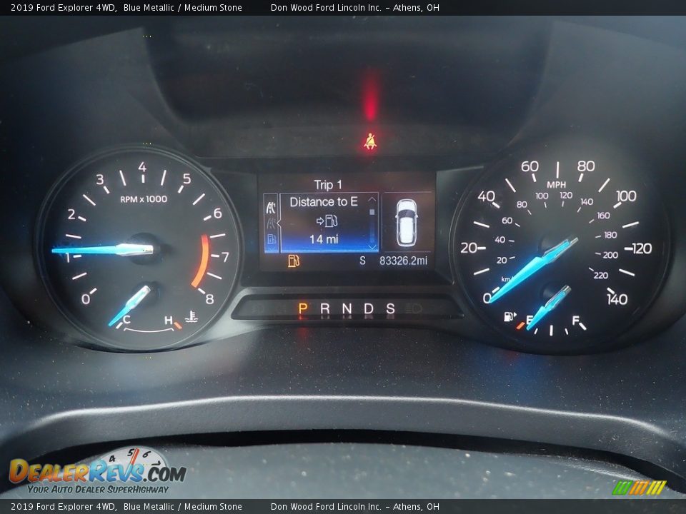 2019 Ford Explorer 4WD Blue Metallic / Medium Stone Photo #28