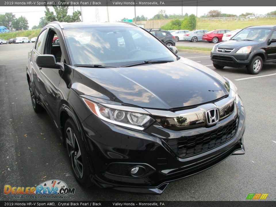 2019 Honda HR-V Sport AWD Crystal Black Pearl / Black Photo #8