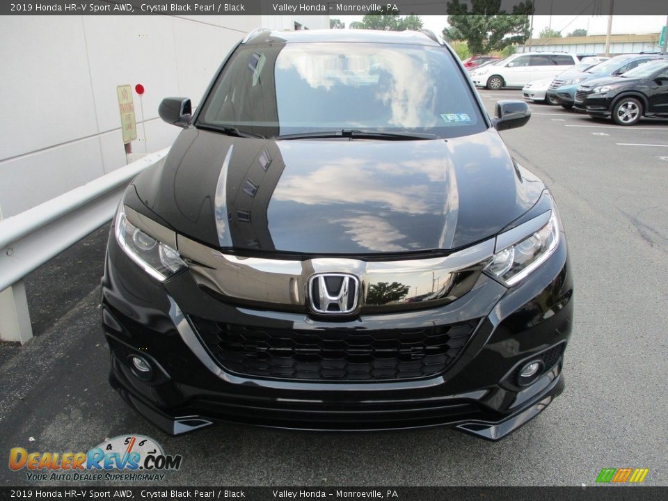 2019 Honda HR-V Sport AWD Crystal Black Pearl / Black Photo #9