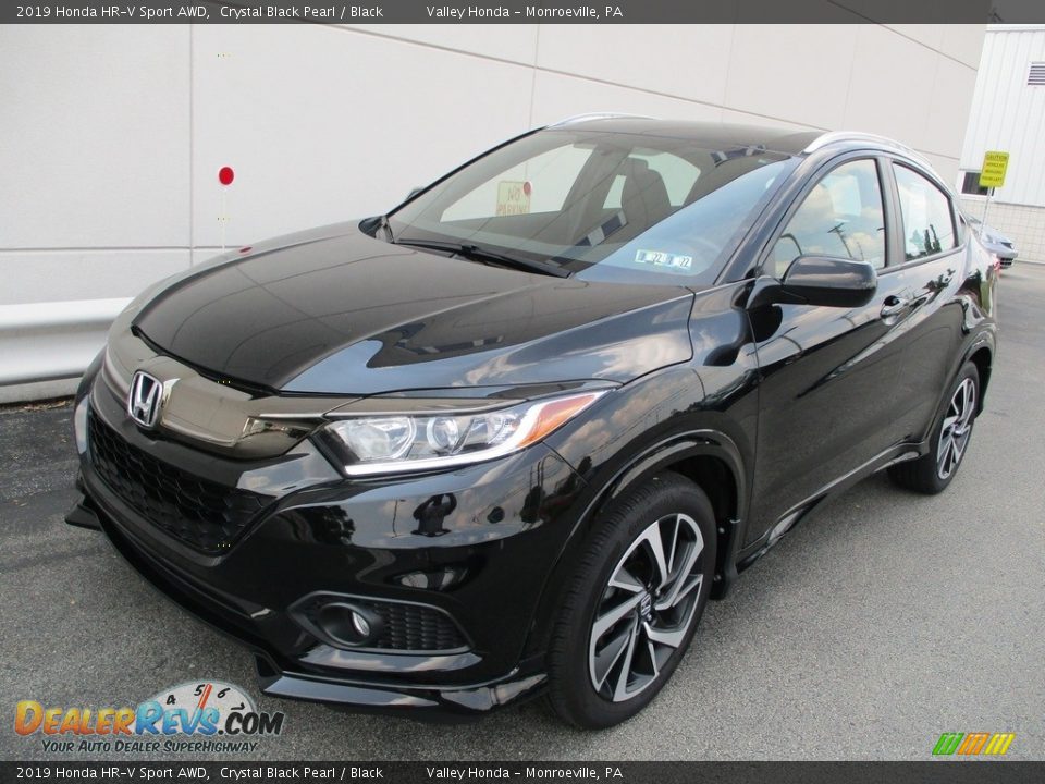 2019 Honda HR-V Sport AWD Crystal Black Pearl / Black Photo #10