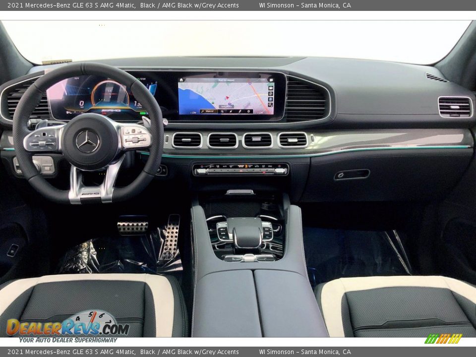 2021 Mercedes-Benz GLE 63 S AMG 4Matic Black / AMG Black w/Grey Accents Photo #6